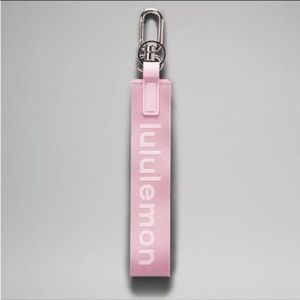 Rare Lululemon Never Lost Keychain Pink Peony